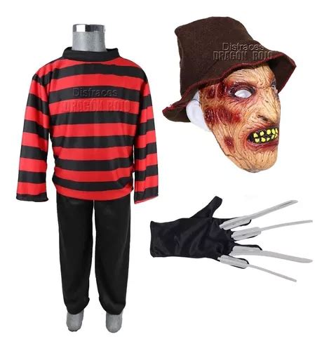 Disfraz De Freddy Krueger Para Niño Disfraces De Halloween Envío gratis