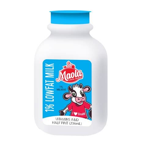 Maola Half Pint Bottle V2 1 Milk Maola Local Dairies