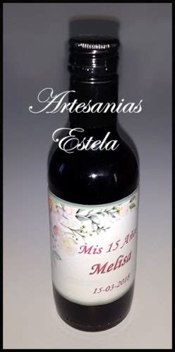 Souvenir Botellas De Vino Personalizadas Artesanias Estela