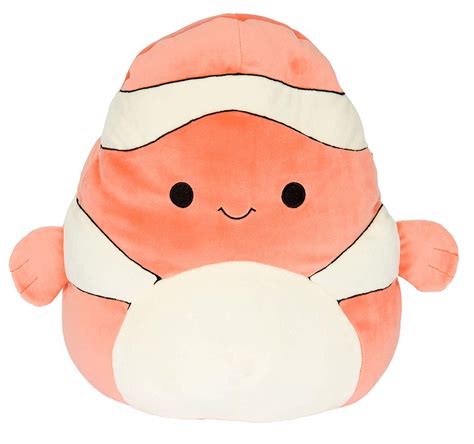 Squishmallow Kellytoy Ricky The Clownfish Super Soft Plush Toy