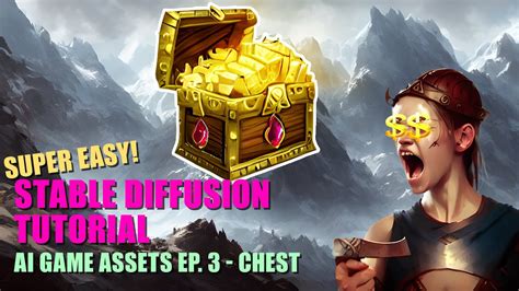 Stable Diffusion Tutorial Ai Game Assets Episode 3 Treasure Chest