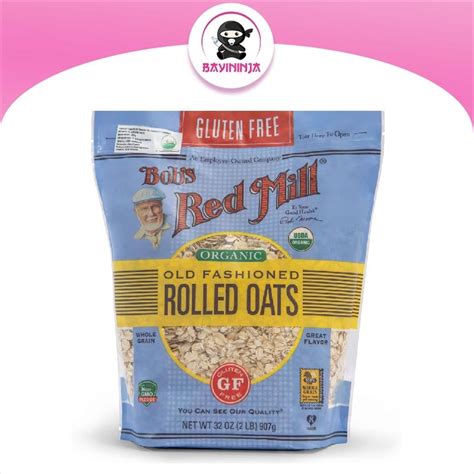 Bobs Red Mill Gluten Free Organic Old Fashioned Rolled Oats 907 G