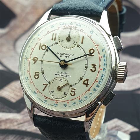 Chronographe Suisse Cal Venus No Reserve Price Catawiki