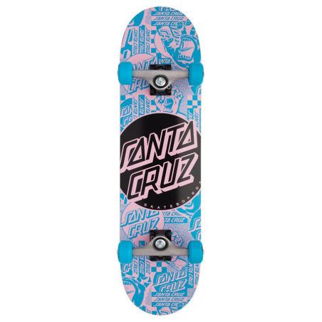 Santa Cruz Flier Dot Full Sk Skateboard Complete At Europe S