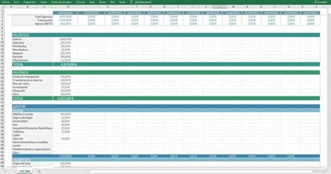 Plantillas De Excel De Ahorro Personal Gratuitas ¡consigue Tus Objetivos