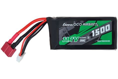 Batterie LiPo 11 1v 1500mAh 35C Dean Gens Ace