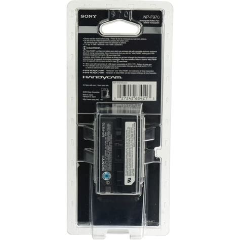 Buy Sony NP F970 L Series Info Lithium Battery Pack 6300mAh Online In