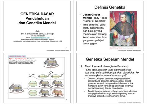 PDF Genetika Sebelum Mendel Lecture Uho Ac Idlecture Uho Ac Id