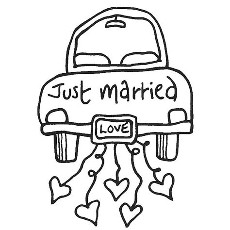 Wedding Coloring Pages ⋆ Coloringrocks Hochzeit Auto Kinder Auf