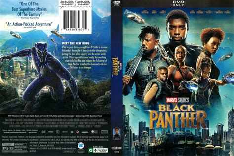 Black Panther 2018 R1 Dvd Cover Dvdcover Com