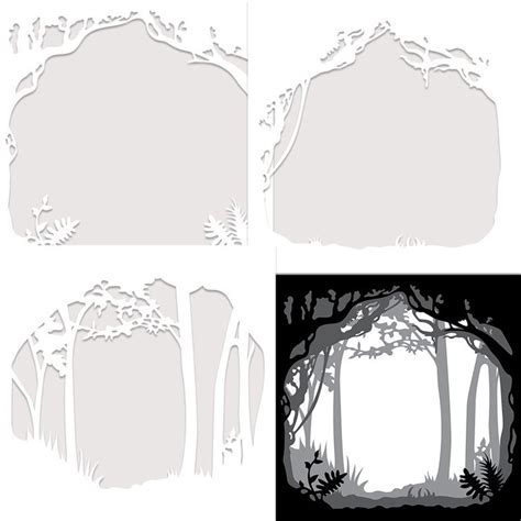 Brutus Monroe Layering Stencils Fairy Portal Paper Craft Projects