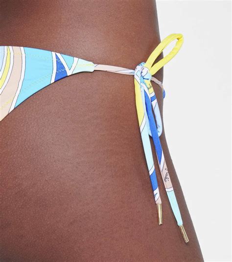 Emilio Pucci Beach Printed Bikini Bottoms Emilio Pucci