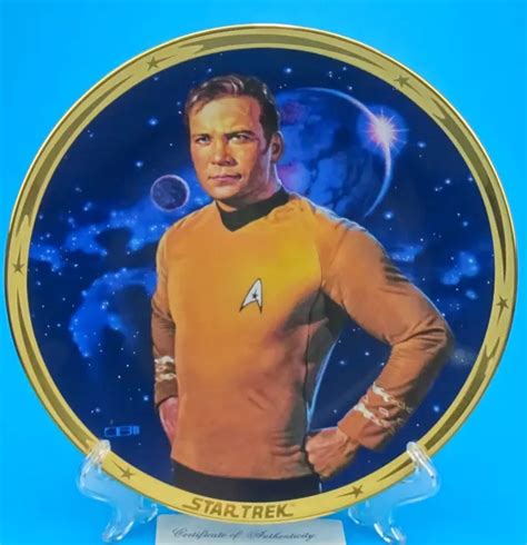 HAMILTON PLATE KIRK STAR TREK 25th ANNIVERSARY PLATE COLLECTION