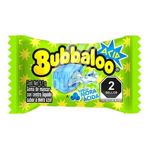 Adams Chicle S Bubbaloo Mora Cida Paquete Con Piezas Cart N Con