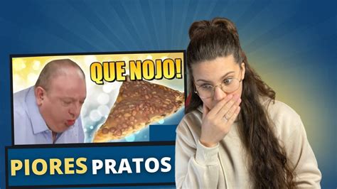 REAGINDO AOS PIORES PRATOS DO MASTERCHEF 4 CANAL 90 YouTube