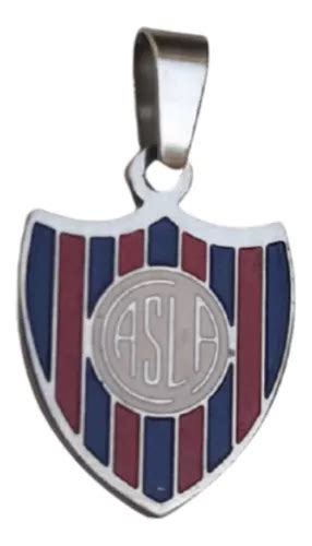 Dije Futbol Escudo San Lorenzo Acero Quirurgico C Cadena