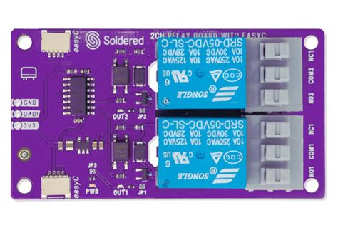 2 Channel Relay Board With Easyc