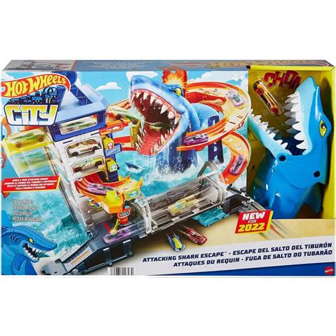 Hot Wheels City Set Super Squalo Playset Con 1 Macchinina Hot Wheels HDP06