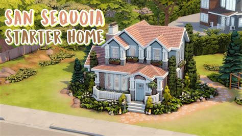 San Sequoia Starter Home No Cc The Sims Speed Build