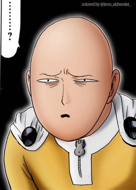 Colored Funny Saitama Face From Chap 164 Ronepunchman