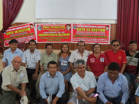 Sute Sector Maestros De Lima Sur Organizados En Los Sute Sute