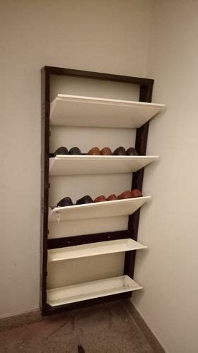 20++ Wooden Wall Mounted Shoe Rack - HOMYHOMEE