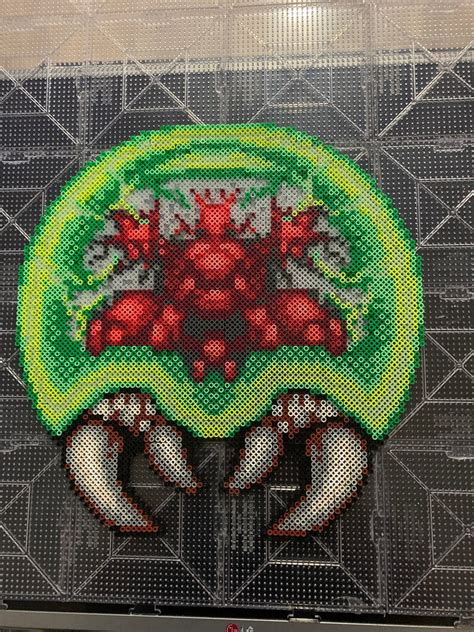 Super Metroid Pixel Art 50 X 60 Cm Etsy