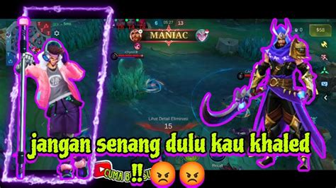 SUN VS KHALED EXP Best Build Dan Emblem Sun Tersakit Mobile Legends