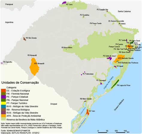 Unidades De Conserva O Ambiental No Rio Grande Do Sul