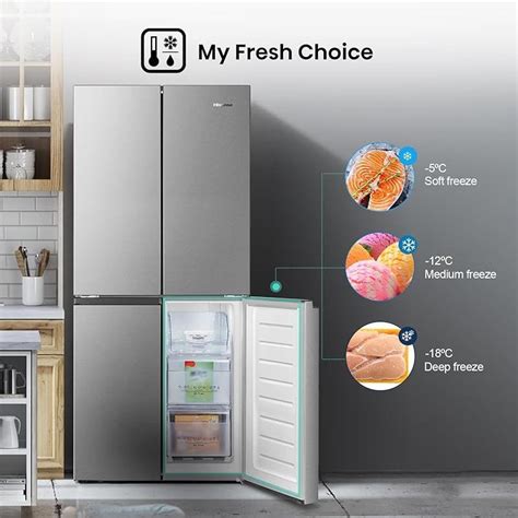 HISENSE Fridge 4 Doors RQ561N4AC1 Stainless Aghasarkissian