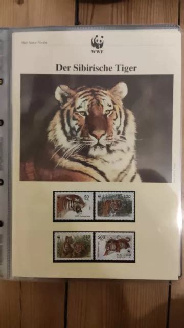 Wwf Russland Der Sibirische Tiger Mi Nr Komplettes Kapitel