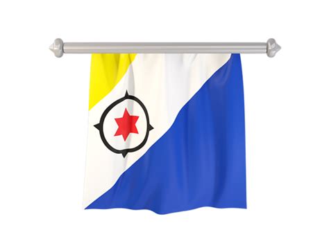 Flag pennant. Illustration of flag of Bonaire