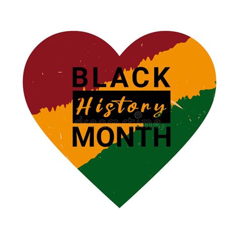 Black History Month Heart Stock Illustrations – 191 Black History Month ...