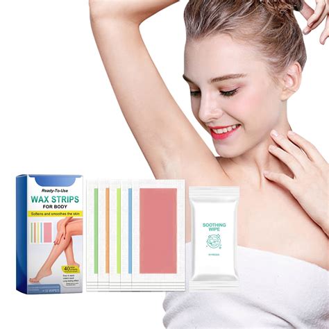 Hair Removal Wax Paper For Armpits Legs Arms Whole Body Gentle Non Irritating No Black Hair