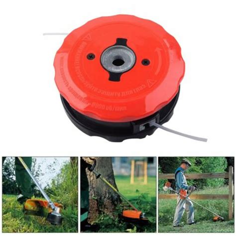 Abs Universal M10 Feed Line Trimmer Head Weed Eater For Husqvarna For Honda Brush Mower Spool