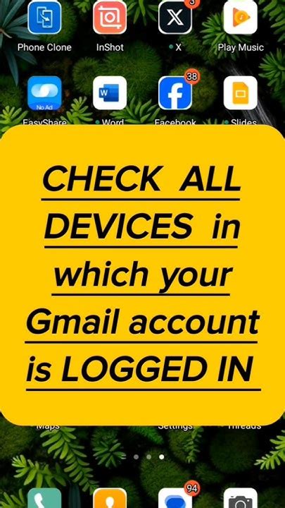 How To Check All Devices In Which My Gmail Account Is Logged In Easily Viral Gmail Youtube