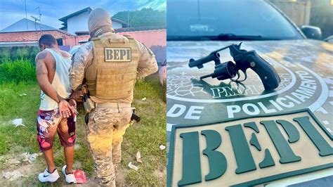 Polícia prende homem por porte ilegal de arma de fogo na zona Leste de