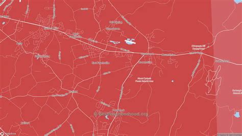 Fayetteville, PA Political Map – Democrat & Republican Areas in ...