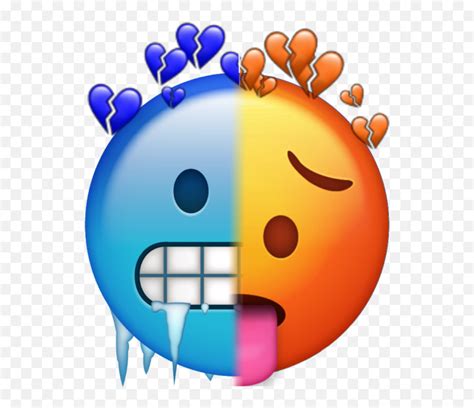 Emojiiphone Emoji Iphone Chaud Froid Emoji Kalt Und Warm Emoji Qui