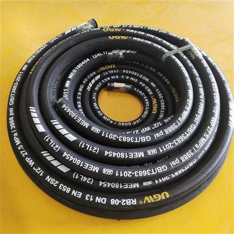 Din En Sn Sae R At Wire Braid Hydraulic Hose Manufacturers Ugw