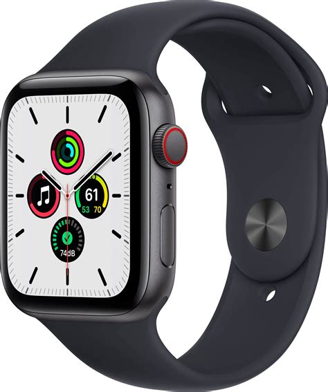 Apple Watch SE 1st Gen GPS 44mm Space Gray Aluminum Case With