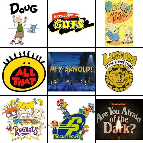 90s Nickelodeon Show Pick Your Three Rcabletvmemories