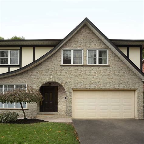 Peninsula Cream Concrete Stacked Stone Ledger Wall Panels Terrado