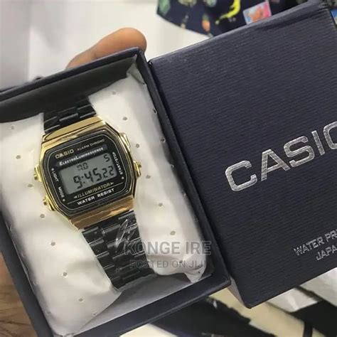 Casio Illuminator Black Gold Wrist Watch In Lagos Island Eko