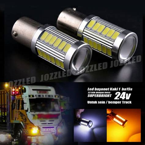 Jual Lampu Sein Bemper Mundur Truck V Volt Kaki Bayonet Led