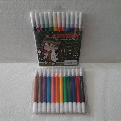 Jual Spidol Kecil Snowman Warna Spidol Snowman Marker Permanent