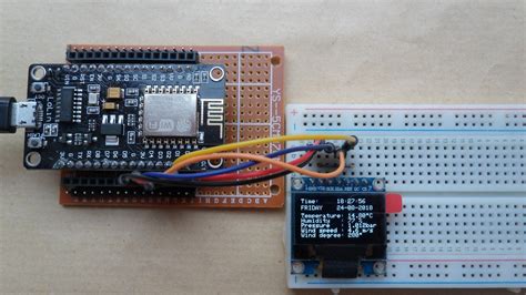 NodeMCU Internet Clock And Weather Station IoT Projects