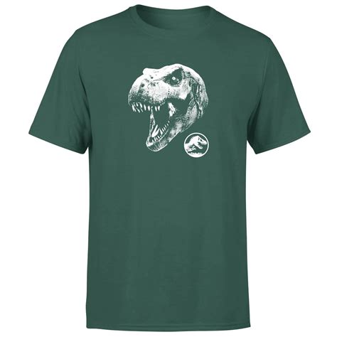 Jurassic Park T Rex Mens T Shirt Green Clothing Zavvi Uk