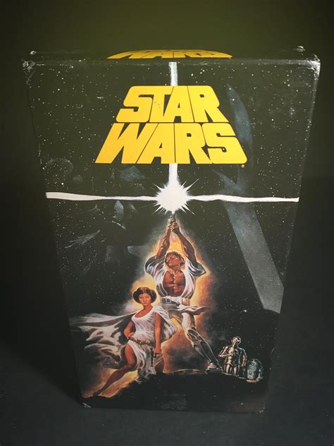 Vintage Star Wars VHS Tape Original Version Unaltered - Etsy