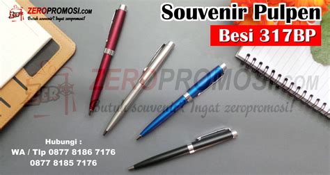 Souvenir Pen Besi Mewah Bp Custom Promosi Pen Kantor Murah